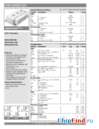 Datasheet SKM300GB123D manufacturer Semikron